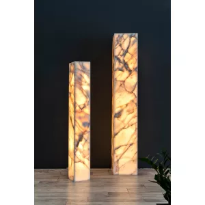 Торшер из мрамора Calacatta Gold