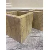 Кашпо из мрамора Амарилло Триана