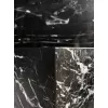 Кашпо из мрамора Nero Marquina